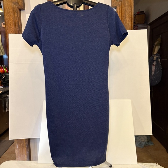 Pink Blush Women's Casual Short Sleeve Blue Maxi Dress XL NEW - Picture 2 of 8